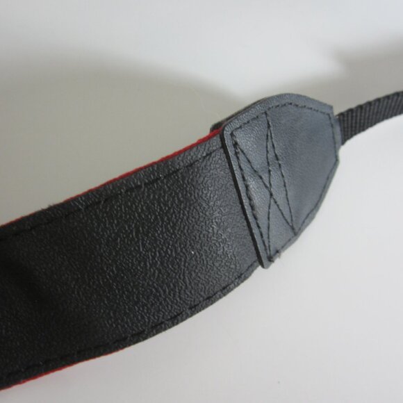 CANON EOS Digital CAMERA Neck Strap Only - Black & Red - 41" Long - Used - Picture 5 of 6